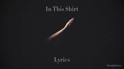 testi the irrepressibles in this shirt|The Irrepressibles – In This Shirt Lyrics